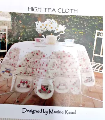 Pattern For PATCHWORK  HIgh Tea Cloth  By Maxine Read + FABRIC 2 X 55.5 X 52cm • $4.49