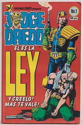 Judge Dredd 1 Zinco 1984 Brian Bolland (Spain) • $20