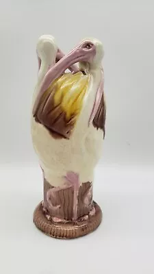 Vintage 4 Bird Crane Pelican Stork Figural Vase Made In Japan 7.75  Tall • $33.99