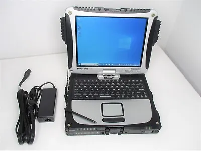 Panasonic ToughBook CF-19 MK7 TouchScreen I5-3340m 2.7Ghz 8GB 500GB Rubber Keybr • $234.99