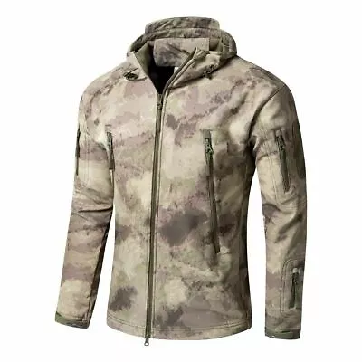 UK Waterproof Army Camouflage Jacket Military Tactical Soft Shell Jackets Coat • $36.88