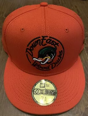 Men's New Era Orange Down East Wood Ducks Authentic Collection 59FIFTY Fitted • $24.99