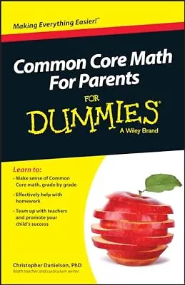 Common Core Math For Parents For Dummies With Videos Online • $4.74