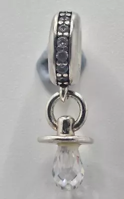 925 Sterling Silver Pandora Charm - Dummy/Pacifier • £19.99