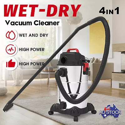 Vacuum Cleaner Portable 4in1 Wet&Dry 2000W 3.5 HP 30L Bagless Home Office Blower • $119.90