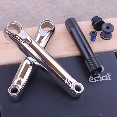 ECLAT BMX BIKE ONYX V2 BICYCLE CRANKS CHROME FIT CULT ODYSSEY PRIMO • $199.95