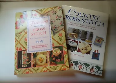 American Country Cross Stitch & FLOWERS IN CROSS STITCH • £5.99