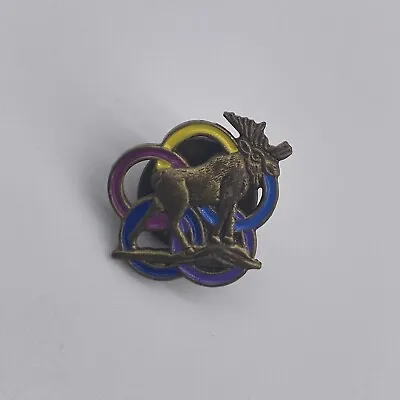 Loyal Order Of Moose Olympic Rings Lapel Hat Pin • $8