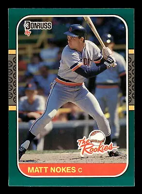 Matt Nokes 1987 Donruss The Rookies #12 Detroit Tigers • $2.25