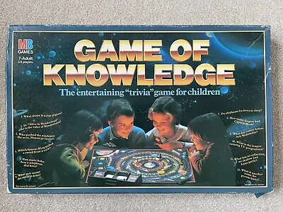 Vintage Game Of Knowledge Mb Games Complete • £12.99