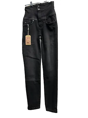 Jeans Salsas Women Size W26 L30 New Black • £50.80