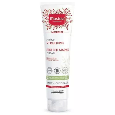 Mustela Stretch Marks Cream 150mL 3 In 1 Soothes Skin Elasticity Hydration • $17.56