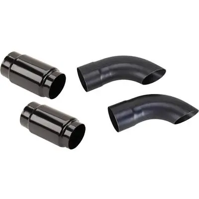 Shorty Race Mufflers 6 X 3 Inch And Kickout Tail Pipe Tipes • $65.99