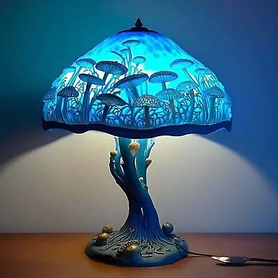 5.9 Inch Colored Resin Flower Mushroom Series Table Lamp Table Lamp Night Lamp • $21.86