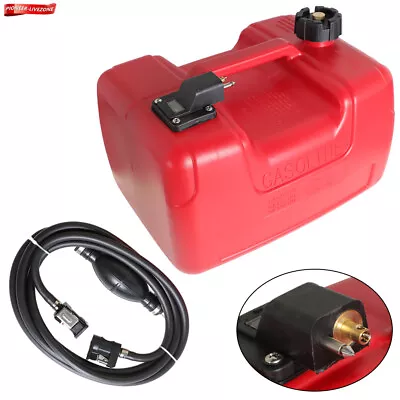 $61.11 • Buy Boat Fuel Tank Marine Outboard Motor Fuel Tank W/Connector 12L 3 Gallon New