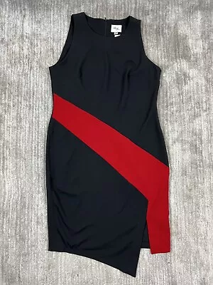 Beige By Eci Dress Womens 10 Black Red Pencil NWT • $14.99