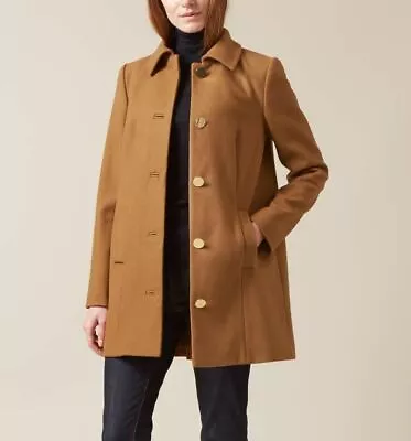 BNWOT Stunning HOBBS WOOL COAT Warn Winter Size Uk 14 Eur 42 Usa 10 RRP £249 • $101.02