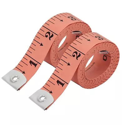 Flexible Tape Measure Pack Of 2 Accurate Dual Scale Standard & Metric Measur... • $11.57