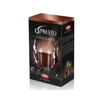 K-fee Espresto Chocolate Capsules | 16 Capsules Per Box | Hot Chocolate • £10.99