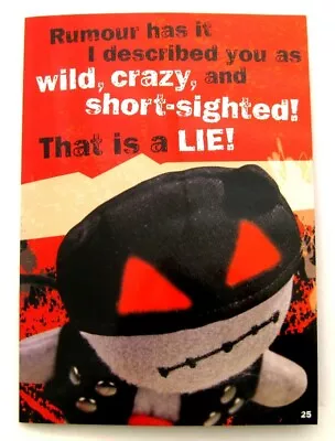 £2.90 • Buy Birthday Greetings Cards Dark Dudes Devil Dude Card With Friendship Bracelet