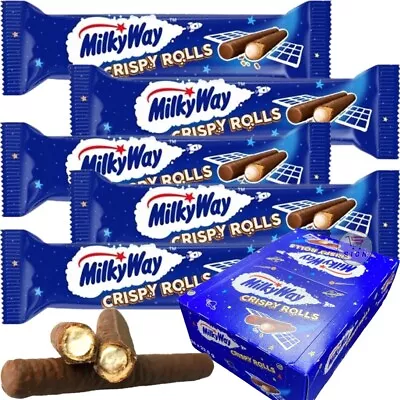 Milky Way Crispy Rolls Chocolate Bars 22.5g Easter Gift Box • £12.99