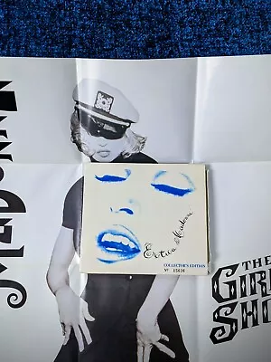 $80 • Buy MADONNA EROTICA GOLD CD AUSSIE NUMBERED Girlie Show Promo Poster 1993 LTD