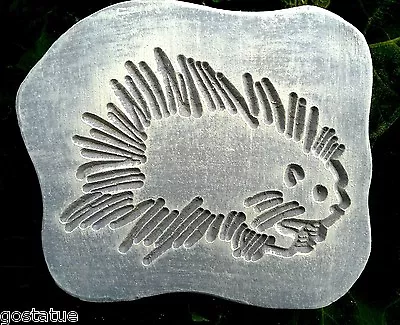 Hedgehog  Porcupine Mold Plaster Concrete Casting Mould  9  X 10.5  X 1.25   • $39.95