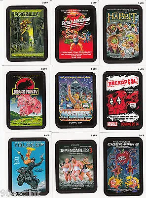2013 Wacky Packages Series 11 Coming Distractions Complete Set 9/9 Movie Parody • $14.97