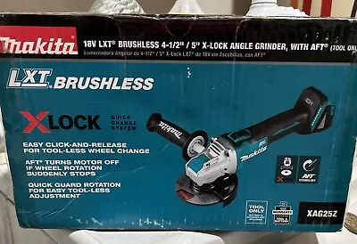 NEW Makita XAG26Z 18V LXT Cordless Angle Grinder XLOCK  TOOL ONLY- FREE SHIP! • $169