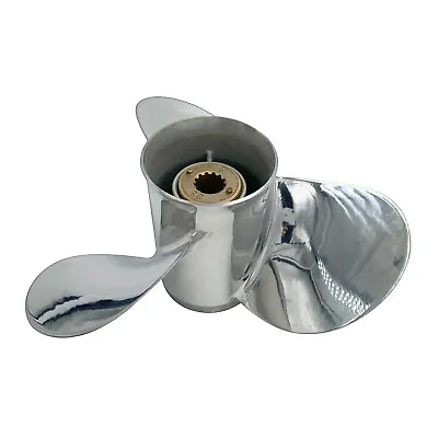 Propeller 10 1/4x16 For Mercury 25HP-40HP 3 Blades Stainless Steel 13 Tooth • $169