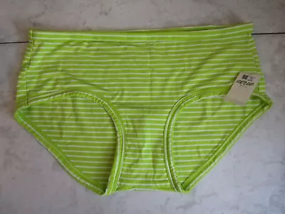 NWT Aerie Real Good Boy Brief Culotte Modal/Elastane Green Striped Women's S • $2.99