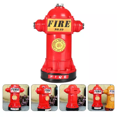 Fire Hydrant Coin Bank For Kids - Vintage Money Box & Decor (Red) • £23.99