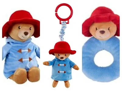 Paddington Bear Baby Boy Girl My First Bear Ring Rattle Attachable Toy BNWT • £9.99