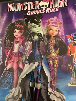 Monster High Ghouls Rule DVD With Bonus Disc Great For Halloween • $8.99