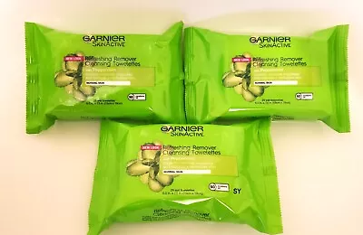 Garnier Skinactive Refreshing Cleaning Makeup Remover Towelettes (3 Packs) • $18.88
