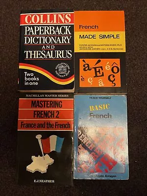 Learn French + 1 Book Bundle X 4 Lots Listed Free Post (SU35) • £7.99