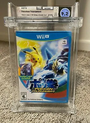 $399.99 • Buy GRADED WATA 9.2 A+ Pokken Tournament Wii U Pokemon- Amiibo Card - SEALED