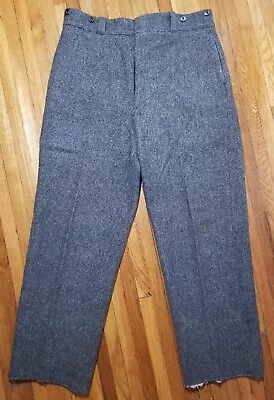 RARE 50s 60s Vintage Orvis Wool Malone Hunting Pants Tweed 34/32 • $64.50