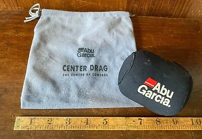 Vintage ABU Garcia Reel Bag And Neoprene Reel Pouch - Center Drag/Multiplier • $22.73