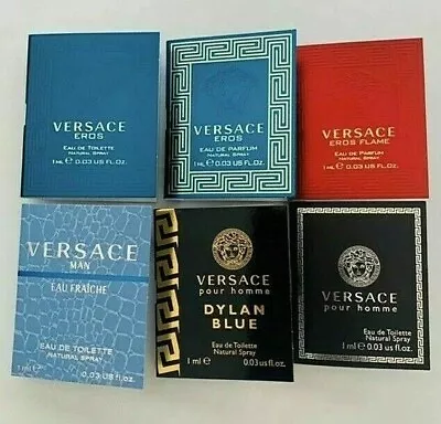 Versace For Men Collection Sample Size 6pcs Set • $19.99