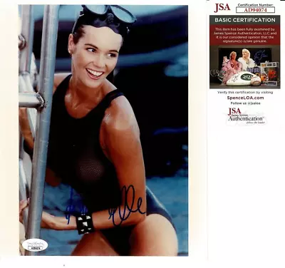 ELLE MacPHERSON SIGNED 8X10 PHOTO #4 SIRENS BATMAN & ROBIN THE EDGE JSA COA • $199.99