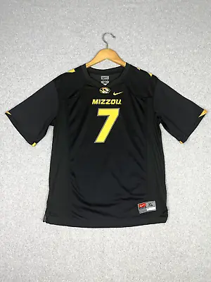 Unv Of Mizzou Jersey Youth XL Black Team Nike NCAA Missouri Tigers Football • $24.87