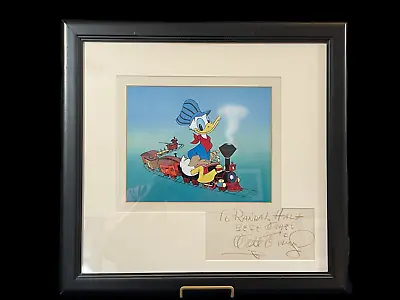 Walt Disney Mickey Mouse Creator Animator Signed Autograph Donald Duck Cell JSA • $14999.99