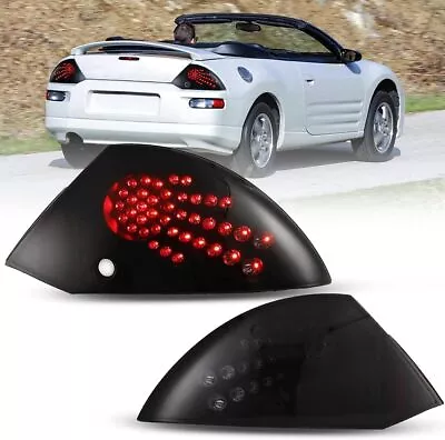 For 2000 2001 2002 2003 2004 2005 Mitsubishi Eclipse LED Tail Lights Black Smoke • $99.99