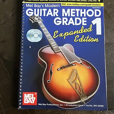 Mel Bay's Modern Guitar Method Grade 1 Rock Studies Instruction Book With 2 CDs • $9.99