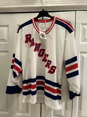 NWT.   Vintage New York Rangers CCM Maska Jersey NHL Made In USA Men’s Size L. • $120