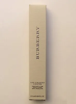 $15.99 • Buy Burberry Lip Velvet Crush Sheer-Matte Stain 0.08oz/2.5g Choose Your Shade - NIB