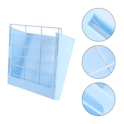  Plastic Rabbit Grass Stand Small Storage Shelves Pet Cage Accessories • £17.75