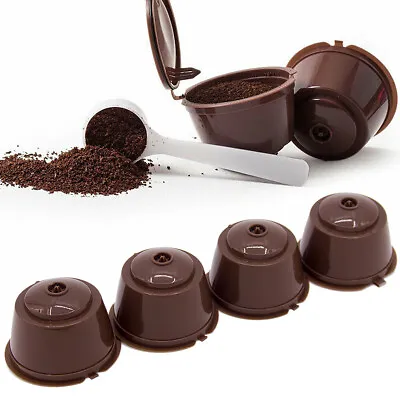 4x Reusable Coffee Pod Capsule For Nescafe Dolce Gusto Machine Refillable • $15.99