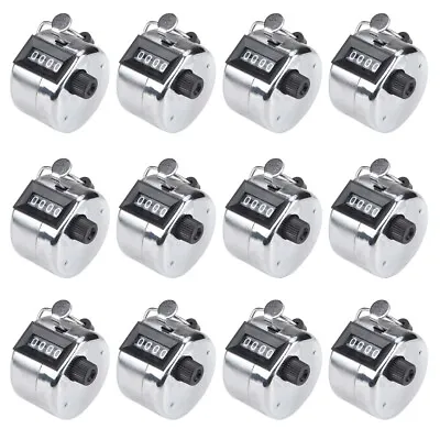 Dozen Hand Tally Counter Hand-Held Metal Tally Counter Bulk Wholesale Lot • $31.99